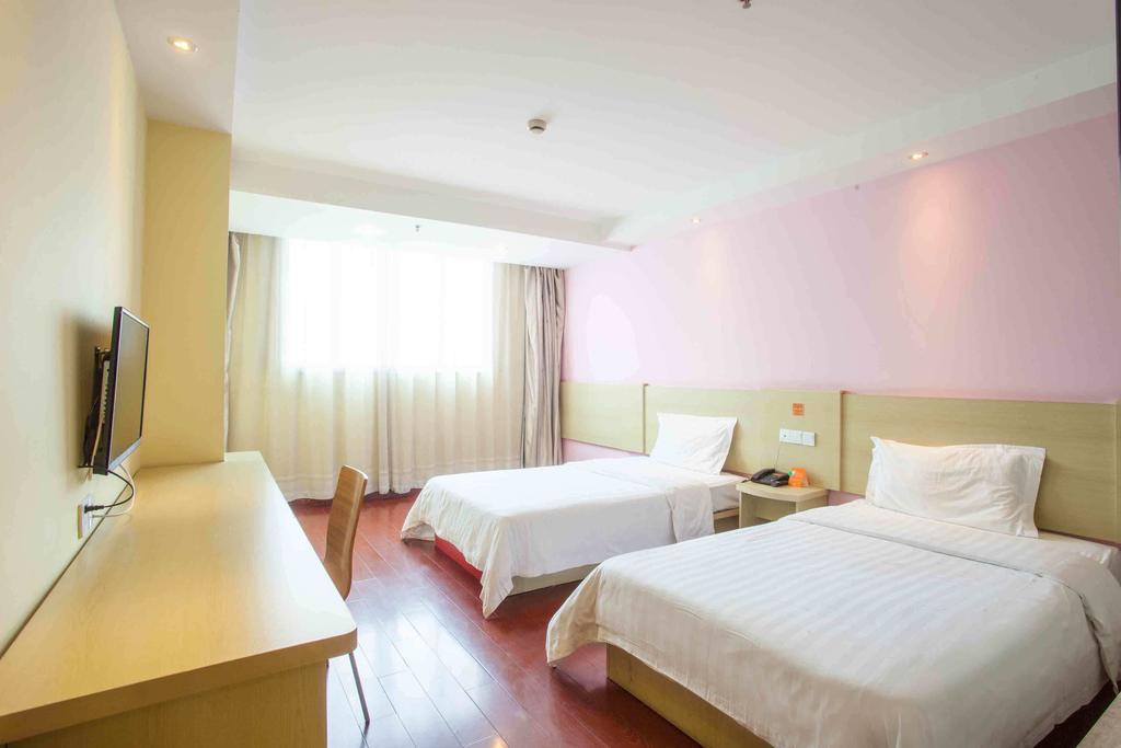 7Days Inn Bazhong Jiangbei Bus Station Centre חדר תמונה